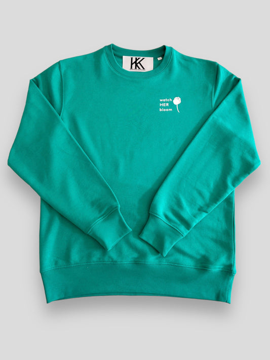 DAMEN PULLOVER ' WATCH HER BLOOM '