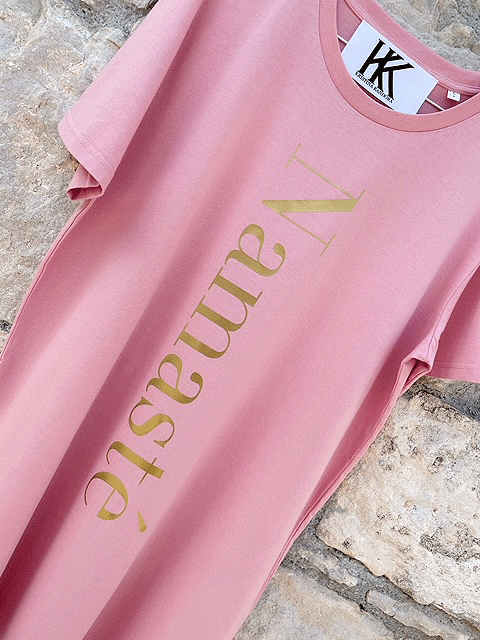 DAMEN T-SHIRT-KLEID ' NAMASTÉ '