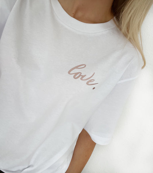 DAMEN T-SHIRT ' LOVE. '