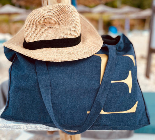 XL SHOPPING BAG MIT INITIALIEN - PERSONALISIERT