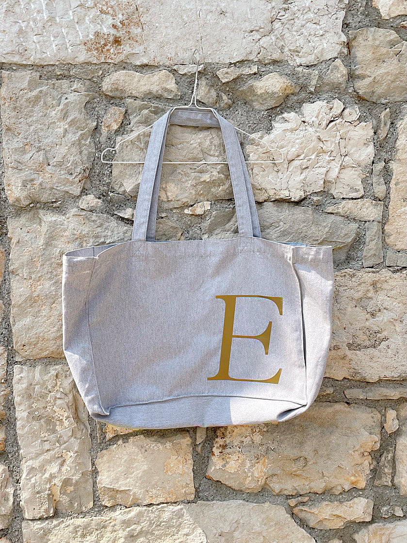 XL SHOPPING BAG MIT INITIALIEN - PERSONALISIERT