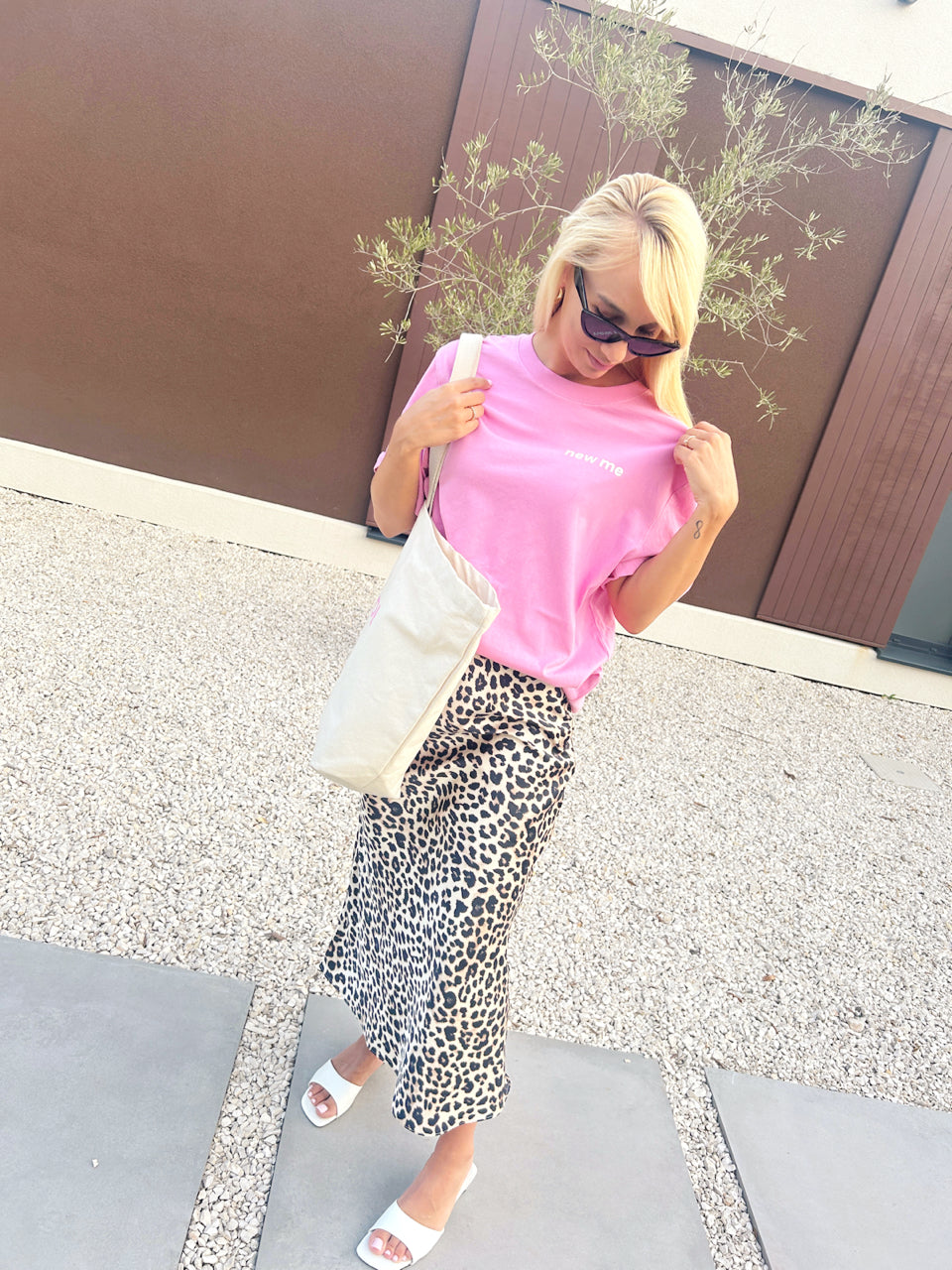 DAMEN T-SHIRT "NEW ME"