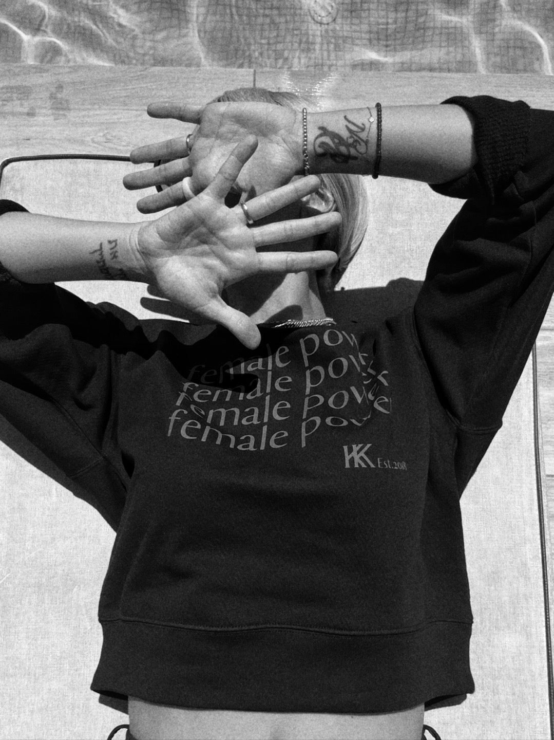 DAMEN SWEATSHIRT ' FEMALE POWER '