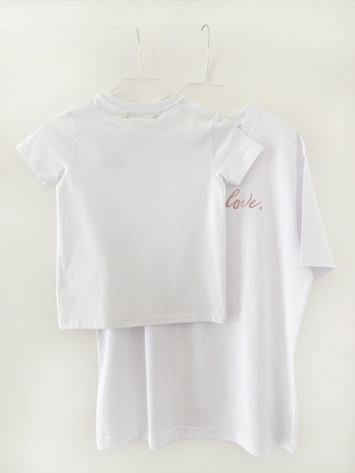 SPECIAL DEAL: MUTTER & TOCHTER ' LOVE. ' PARTNERLOOK T-SHIRTS